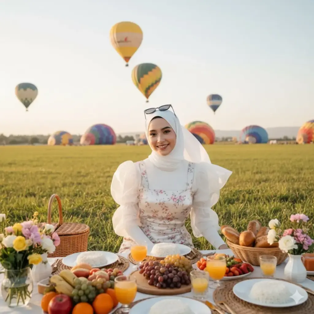 prompt gemini ai wanita berhijab keren