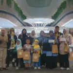 Para pemenang lomba mewarnai Gerakan garut Ramah Anak