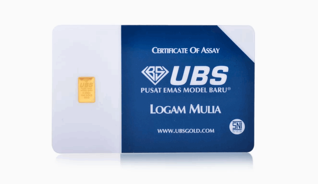 harga emas ubs hari ini di pegadaian