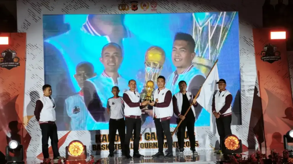 Kapolres, AKBP Yugi Bayu Hendarto saat membuka turnamen Kapolres Cup 2025