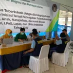 Kegiatan skrining TBC di Lapas Kelas IIA Garut