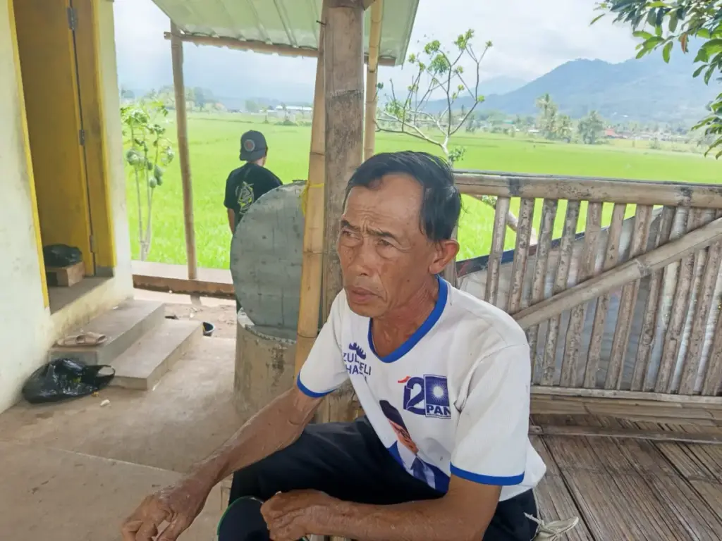 Nandang berpisah dengan anak bungsunya selama 38 tahun