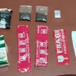 Barang bukti penyalahgunaan narkoba dari tangan tersangka. (Dok Polres Garut)