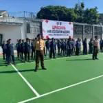 Pelaksanaan Upacara Hari Kesadaran Nasional di Lapas kelas IIA Garut