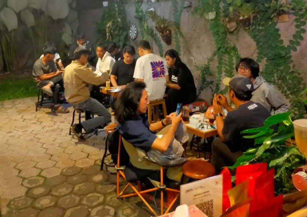 Suasana di Barisila kopi Garut