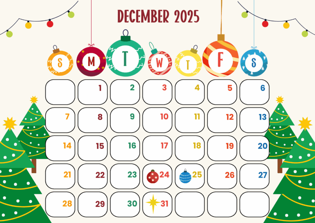 Tanggal Merah Desember 2025: Jadwal Libur Akhir Tahun dan Tahun Baru 2026 Beserta Libur Sekolah kalender tanggal merah desember 2025