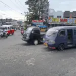Angkutan Kota (angkot) 16 terpantau sepi penumpang. (Ale/Radar Garut)