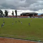 Persigar (putih) mampu menumbangkan PSB Bogor dengan skor meyakinkan yakni 2 goal tanpa balas