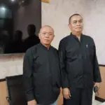 Kepala Dinas Pertanian, Haeruman (kiri) bersama Kabid Sarana Tanaman Pangan Hortikurtura dan Perkebunan, Ardhy