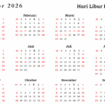 kalender 2026 libur nasional
