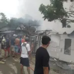 Akibat Korsleting Listrik, 2 Rumah Serta Pom Mini Terbakar di Cisompet Garut. (Istimewa)