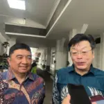 Bupati Garut, Abdusy Syakur Amin (kiri), Walikota Higashikawa Jepang, Mr.Honda (kanan). (Foto: Rizka/Radar Gar