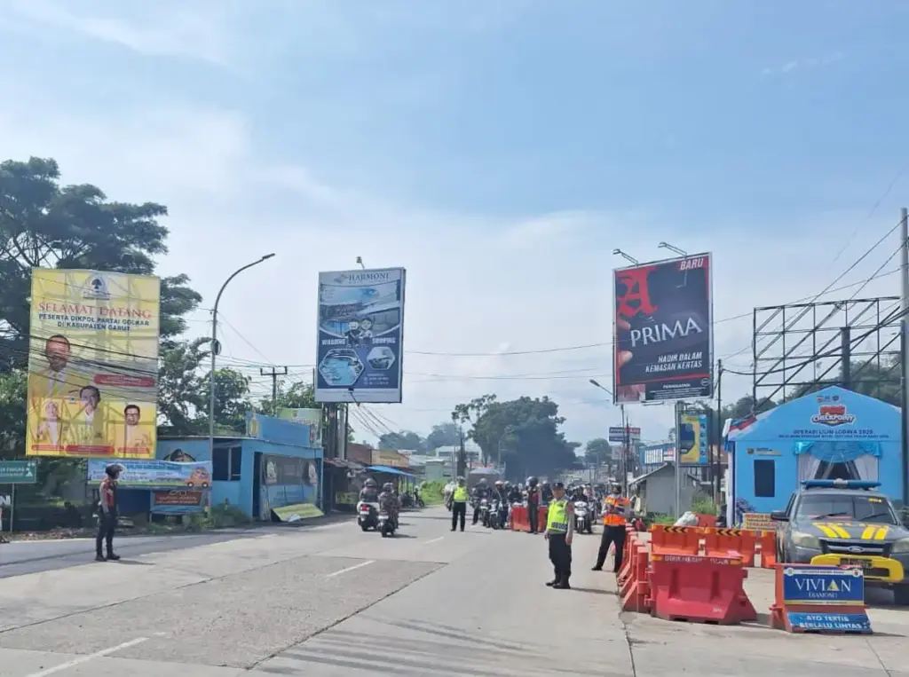 One Way Diberlakukan di Sejumlah Jalur Garut Usai Perayaan Natal.(Istimewa)