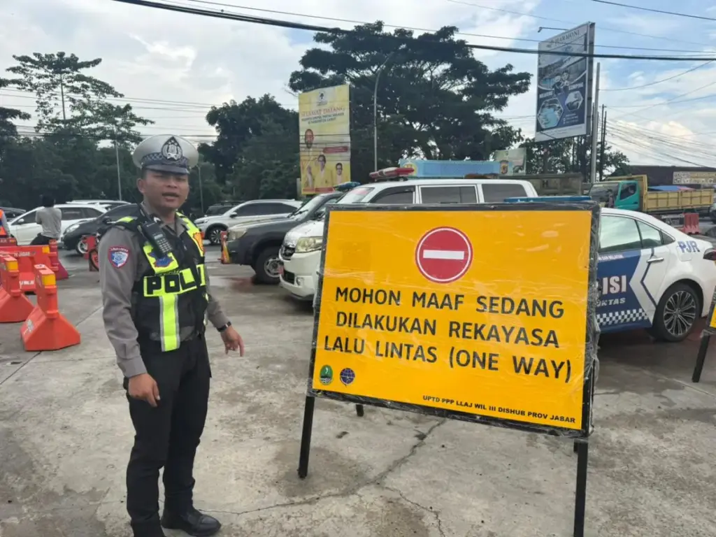 Antisipasi Lonjakan Arus Libur Panjang Polres Garut Lakukan Rekayasa Lalu Lintas, One Way Diterapkan 9 Kali