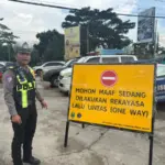 Antisipasi Lonjakan Arus Libur Panjang Polres Garut Lakukan Rekayasa Lalu Lintas, One Way Diterapkan 9 Kali