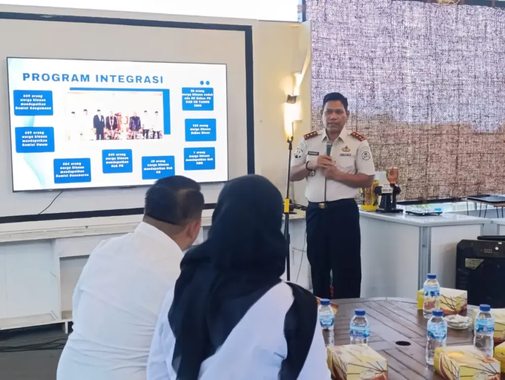 Kalapas Garut Rusdedy menyampaikan laporan capaian kinerja selama tahun 2025