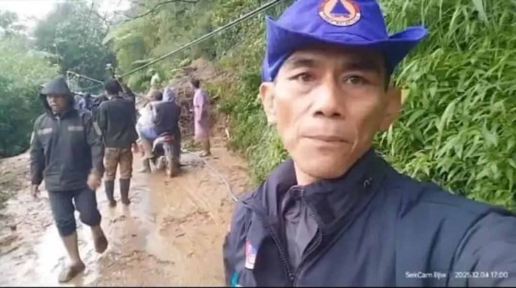 laporan BPBD longsor di Banjarwangi. (istimewa)