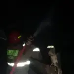 Kandang kambing milik Yayan ludes terbakar, di Kampung Cigunung, di Desa Mekarjaya