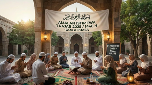 Bulan Rajab 2025 Jatuh pada Desember, Apa Saja Amalan 1 Rajab yang Dianjurkan? amalan 1 rajab 2025