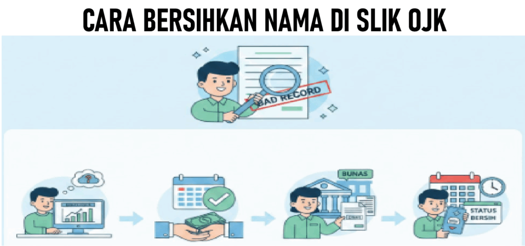 cara bersihkan nama di slik ojk
