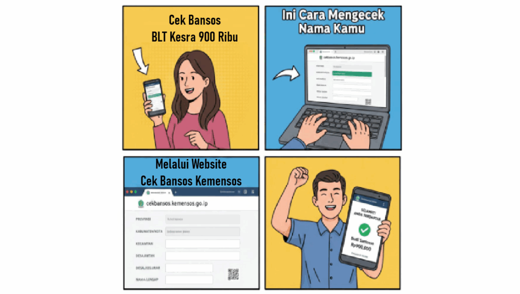 Cek Bansos BLT Kesra 900 Ribu: Ini Cara Mengecek Nama Kamu Melalui Website Cek Bansos Kemensos cek bansos blt kesra 900 ribu