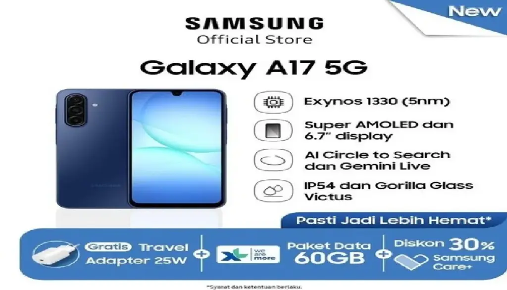 harga samsung a17 5g
