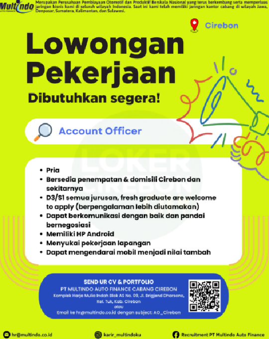 lowongan kerja cirebon