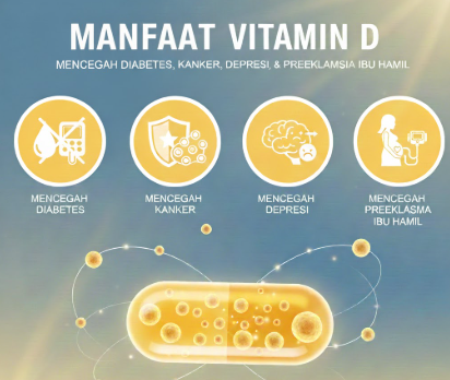 Manfaat Vitamin D Bukan Hanya Untuk Tulang, Dapat Menurunkan Resiko Kanker manfaat vitamin d