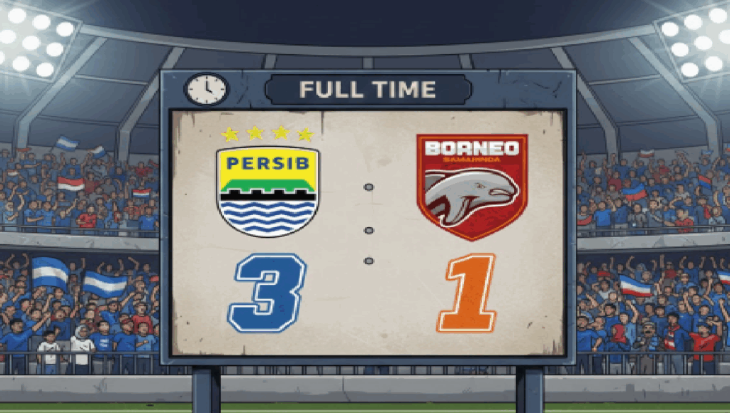 persib bandung vs borneo fc