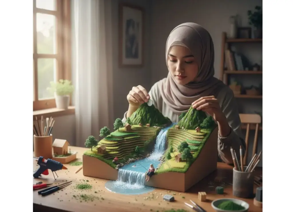 5 Prompt Edit Foto Miniatur dengan Gemini AI: Karakter, Diorama, Hingga Kota Cyberpunk futuristik prompt ai foto miniatur