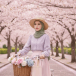 prompt gemini ai wanita berhijab ala korea