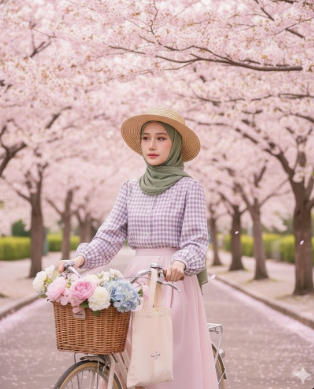 Prompt Gemini AI Wanita Berhijab ala Korea: Inspirasi Visual yang Natural dan Stylish prompt gemini ai wanita berhijab ala korea