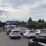 kondisi lalu lintas menuju puncak bogor