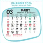 Bulan maret dibanjiri libur panjang di tahun 2026. (Pinterest)