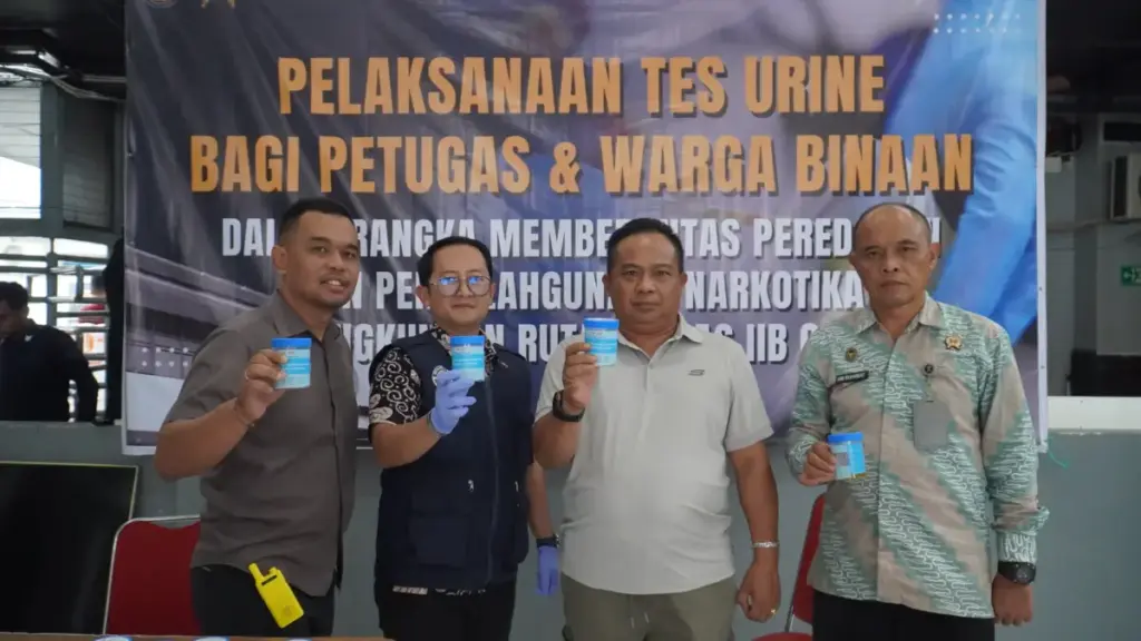 Pegawai dan Warga Binaan Rutan Garut Dites Urine, Seluruhnya Negatif Narkoba istimewa