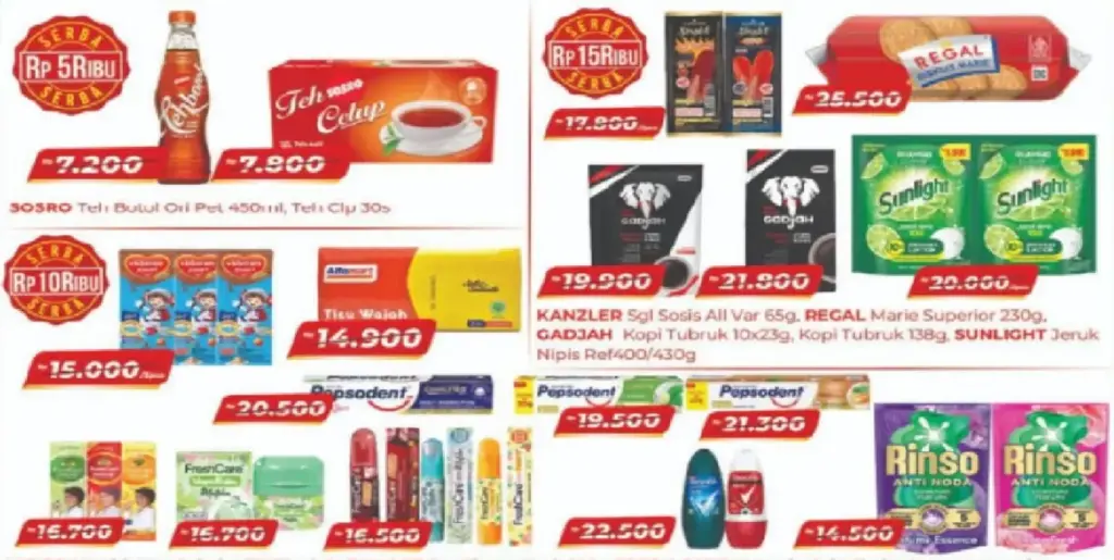 Belanja Hemat! Serbu Promo Awal Tahun Indomaret dan Alfamart Besok 16 Januari 2026. (Ist)