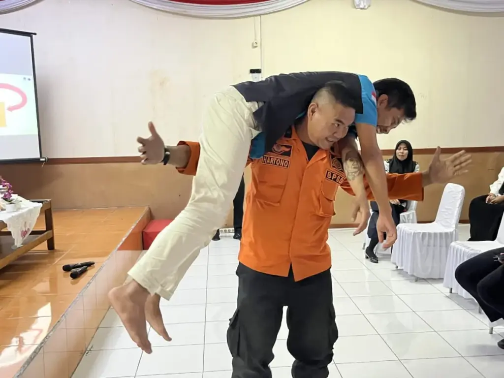 Pelatihan tanggap darurat bencana Lapas Kelas IIA Garut