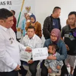 Bupati Garut saat berikan sambutan di acara Milad ke 25 Baznas RI dan penyaluran program Garut Sehat