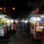 Lokasi pasar ceplak yang menyediakan berbagai kuliner di pusat kota Garut. (Foto: Rizki Peratami/radargarut.id