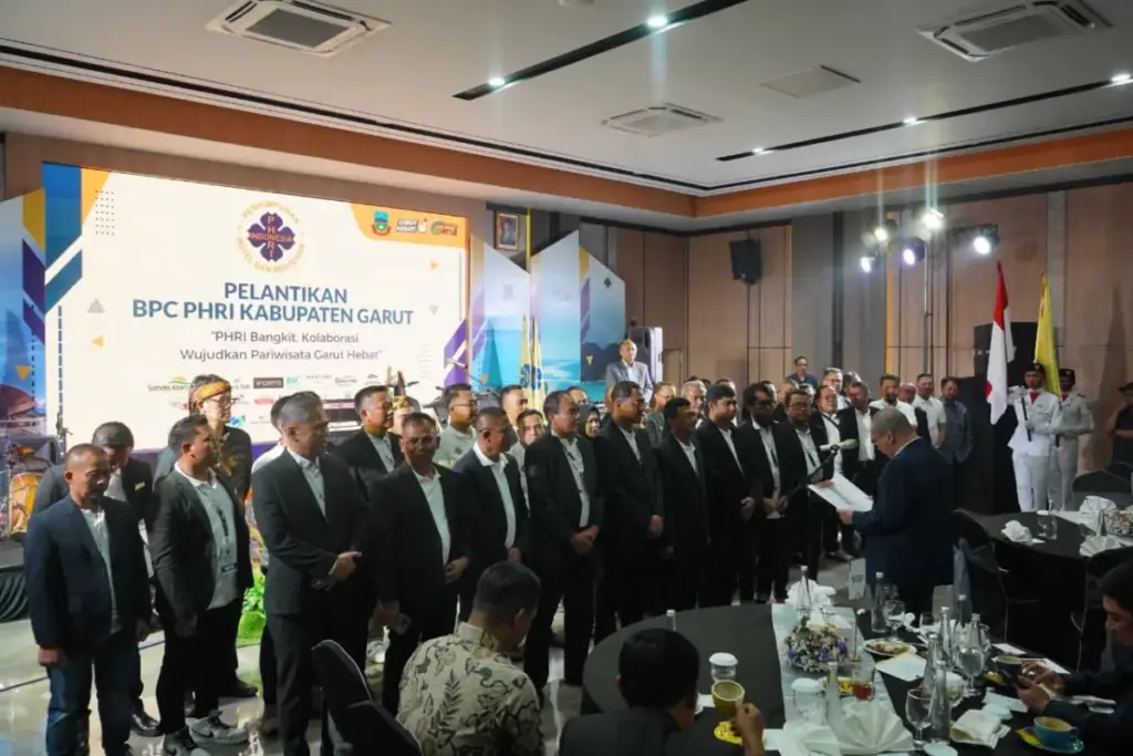 Pengurus Baru PHRI Garut Dilantik, Bupati Dorong Sinergi Bangun Pariwisata istimewa
