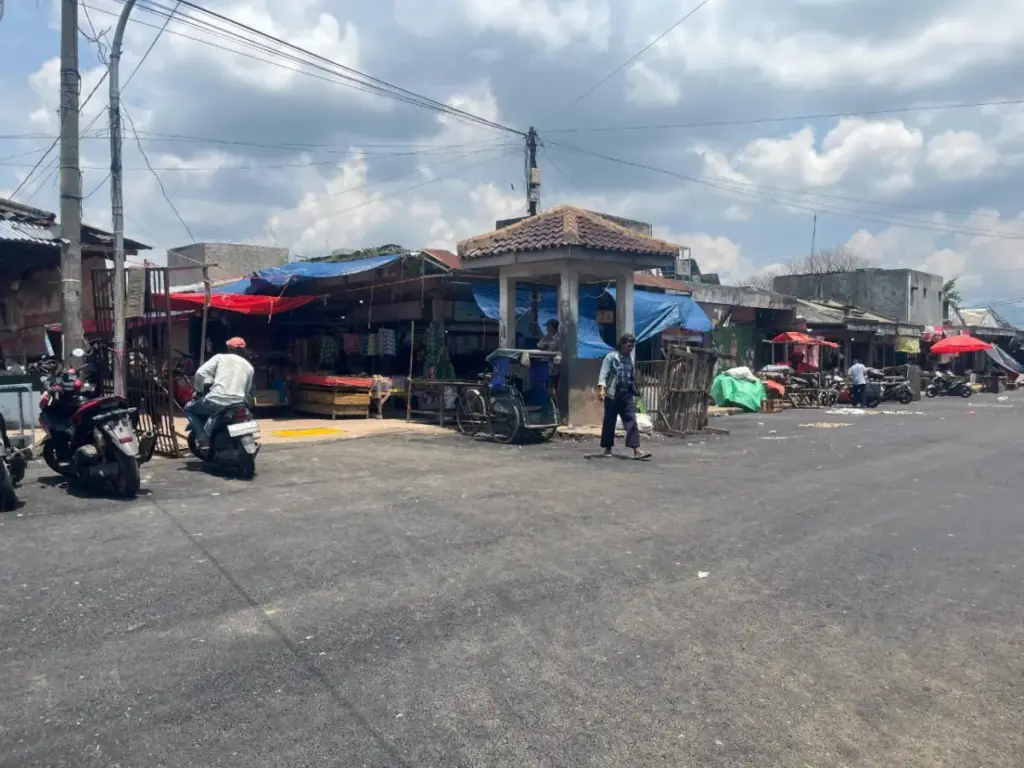 kondisi pasar tradisional Ciawitali Garut. (Ale/Radar Garut)