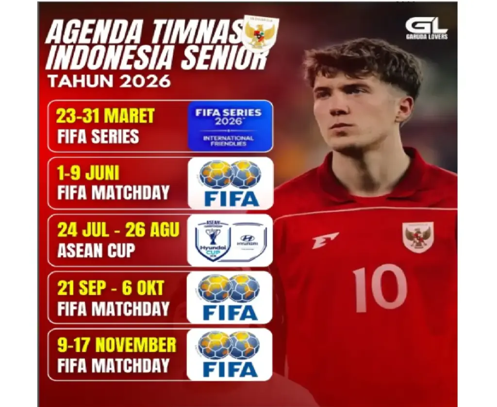 jadwal timnas indonesia 2026