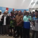 Ahab Sihabudin foto bersama dengan Pengurus dan Anggota PTMSI Garut