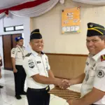 Kalapas Garut memimpin Pelantikan kenaikan pangkat pegawai Lapas Garut dalam rangkaian acara SATOPS PATNAL