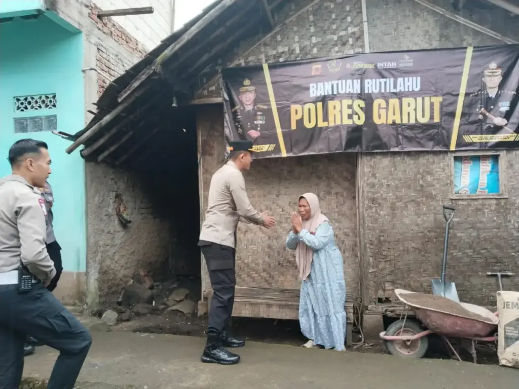 Wujudkan Hunian Layak, Polres Garut Bedah Rumah Warga Kurang Mampu di Banyuresmi istimewa