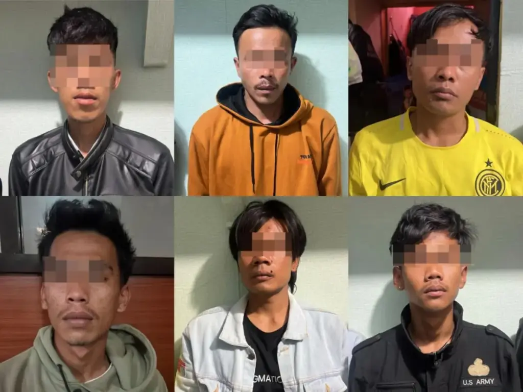6 Terduga Pelaku Pengeroyokan Bersenjata Tajam Ditangkap, Motifnya Cemburu istimewa