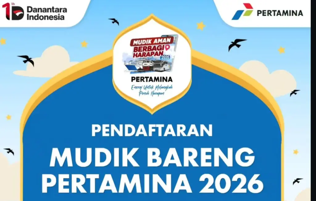 Mudik Pertamina 2026: Program Mudik Gratis Terpercaya, Aman, dan Nyaman Bersama PT Pertamina (Istimewa)