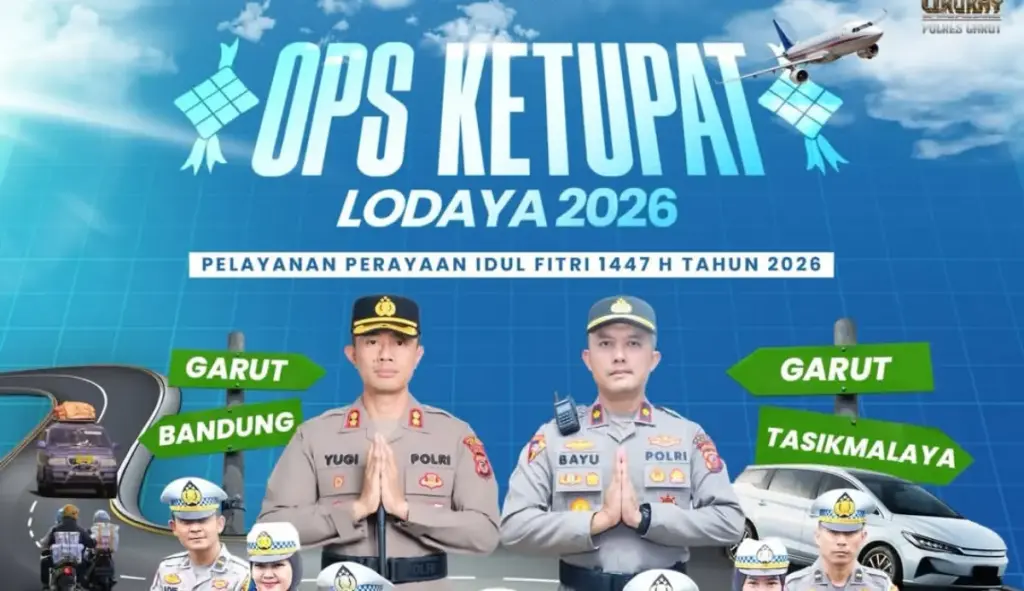 Polres Garut Resmi Gelar Ops Ketupat Lodaya 2026: Kawal Mudik Aman dan Keluarga Bahagia (Instagram @polresgarut/radargarut.id)