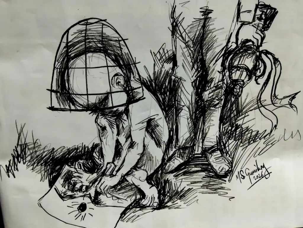 Anak Menggambar, Orang Dewasa Tegang istimewa