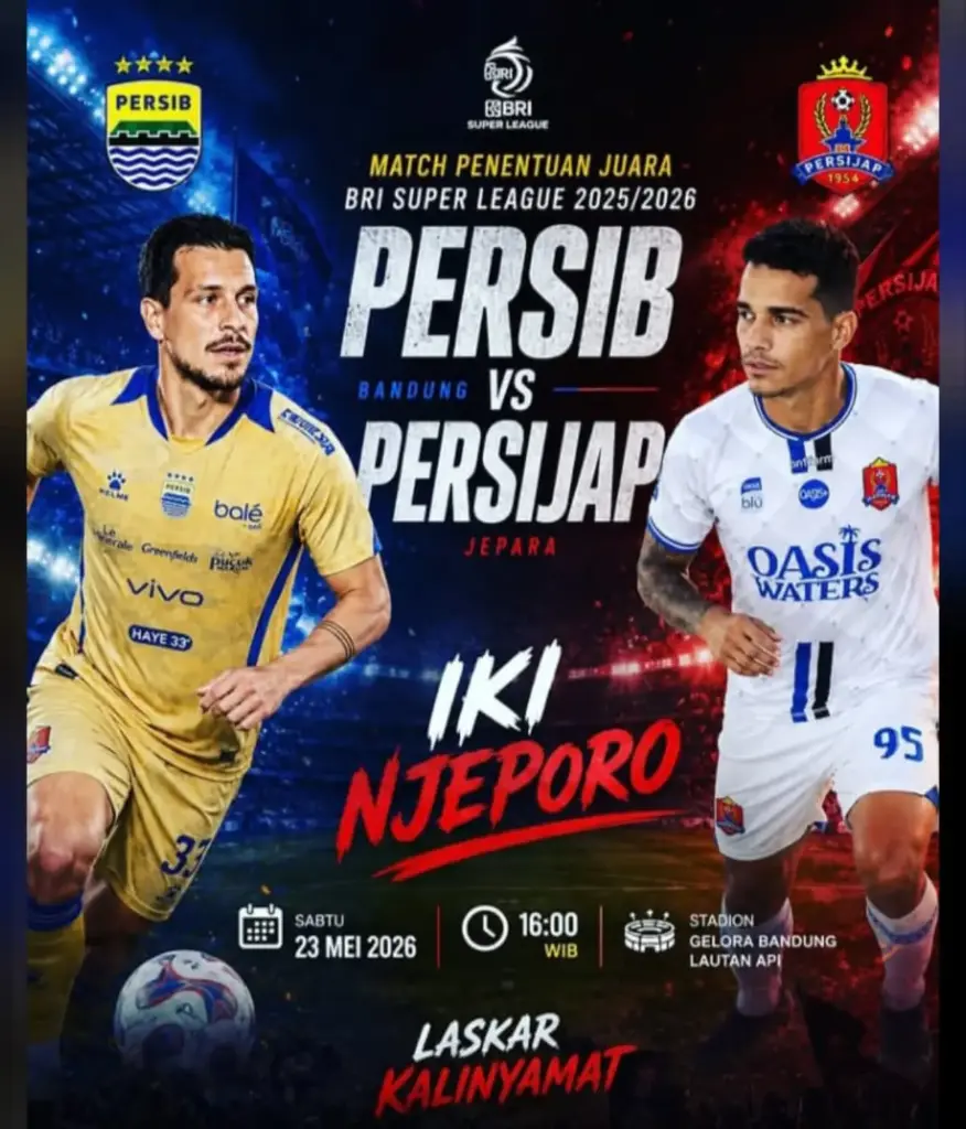 Laga Penuh Sejarah, Harga Tiket Persib Vs Persijap Melonjak (Istimewa)